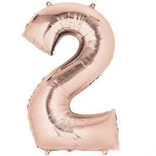 34" Rose Gold Balloon - Mylar # 2