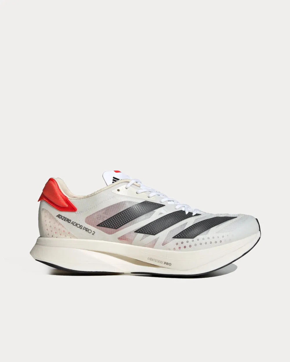 Adizero Adios Pro 2.0 Cloud White / Carbon / Solar Red Running Shoes