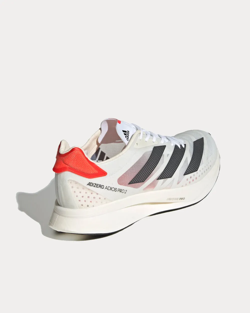 Adizero Adios Pro 2.0 Cloud White / Carbon / Solar Red Running Shoes