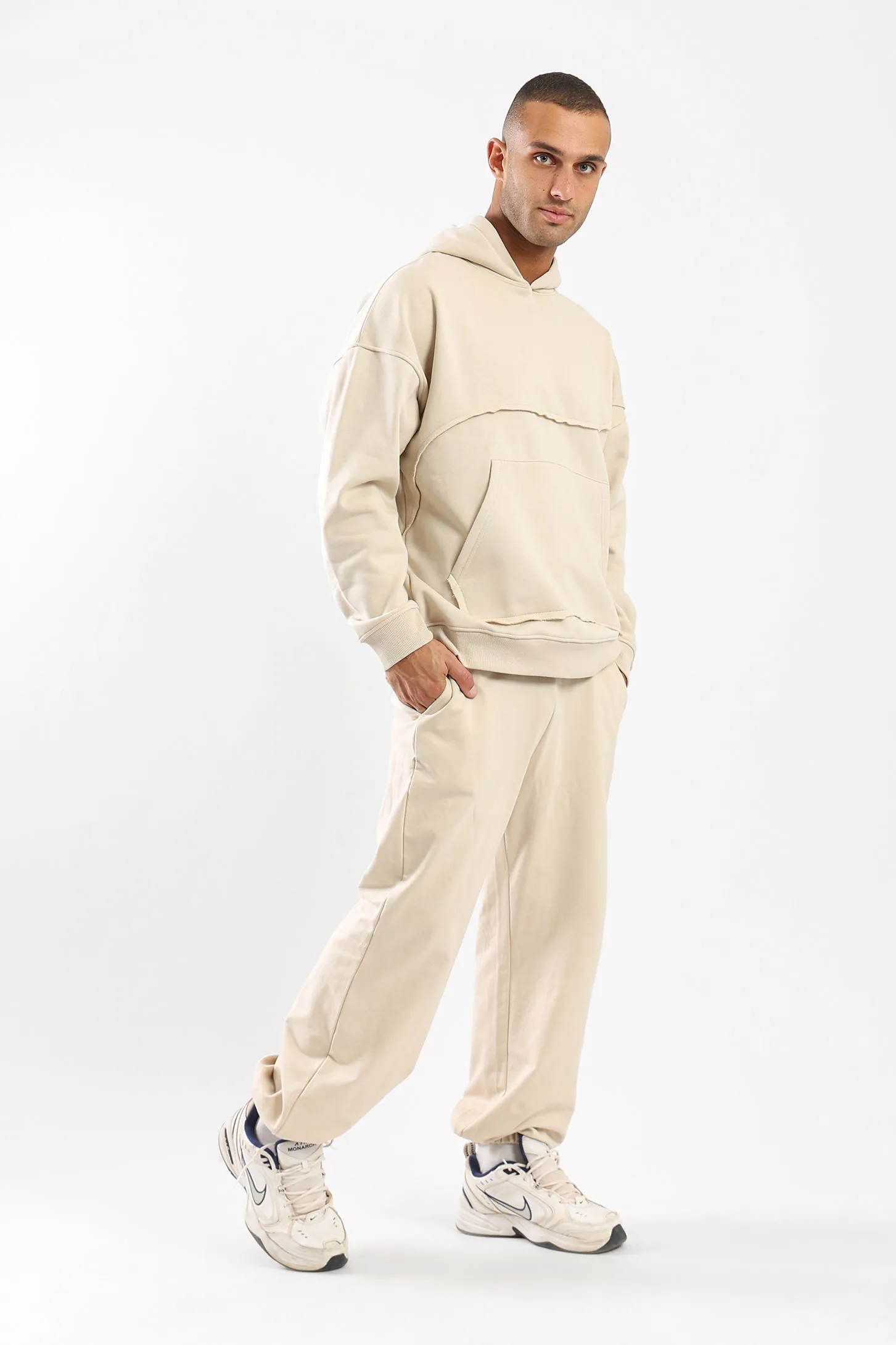 ALL DAY COMFORT JOGGERS - BEIGE