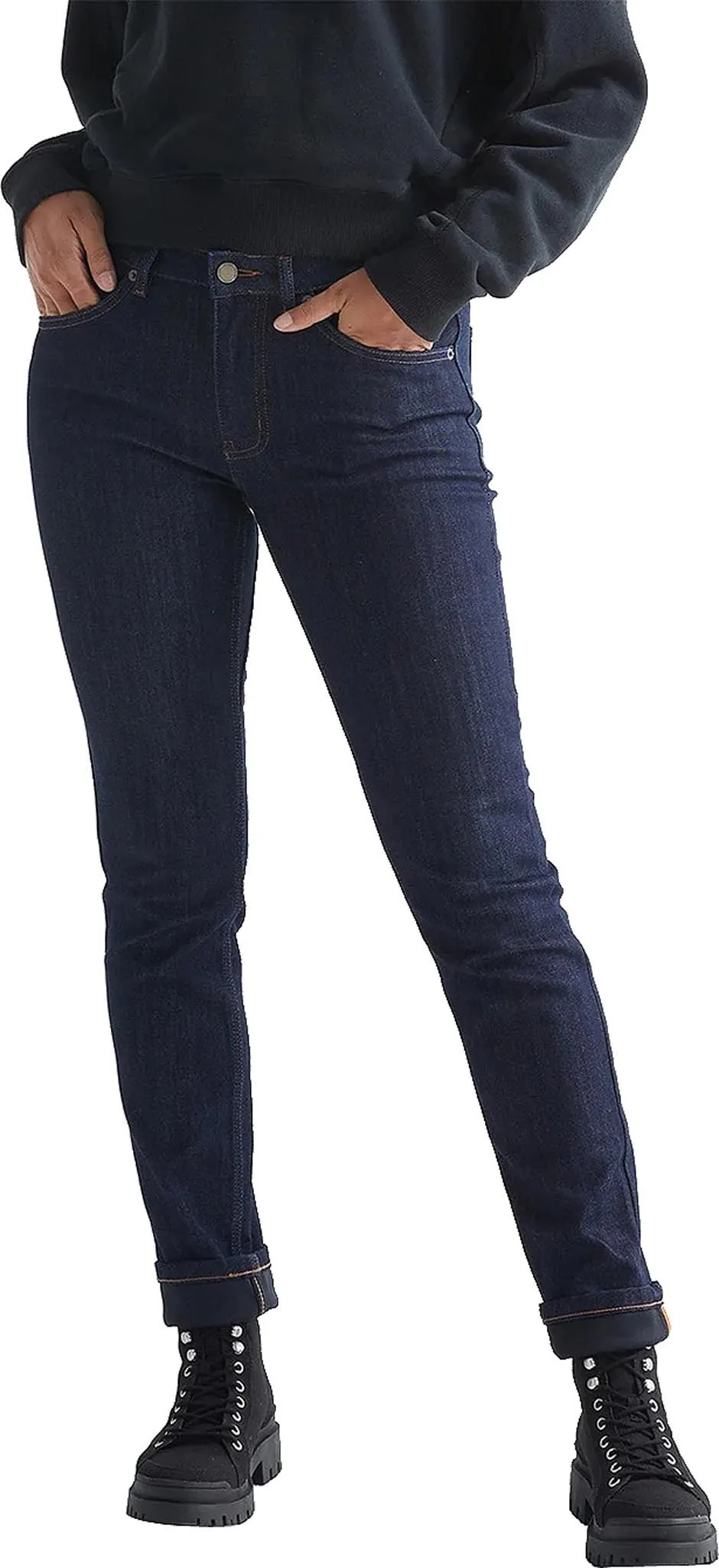 All-Weather Denim Slim Straight Jean - Women's|-|Jean droit ajusté en denim toutes saisons - Femme