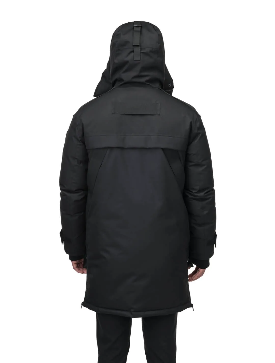 Alum Men's Long Parka Black