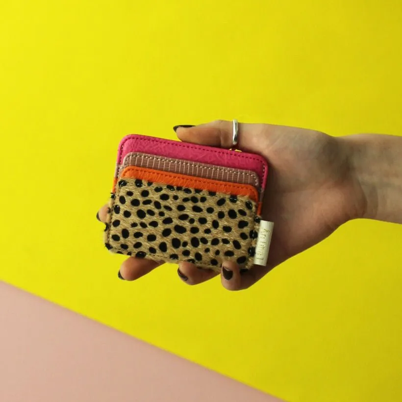 Animal Cheetah Card Holder