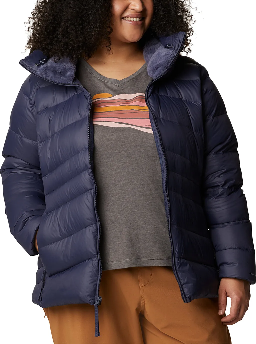 Autumn Park Down Hooded Jacket - Women's|-|Manteau à capuchon en duvet Autumn Park - Femme