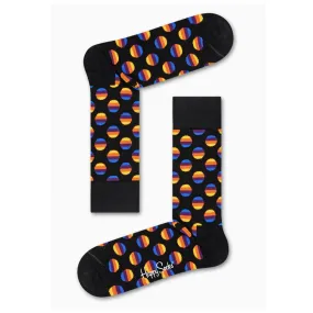 Black Sunrise Dot Sock