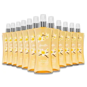 Body Fantasies - Body Spray, Vanilla  - 8 Oz - 12 Pack