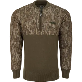 Camo 1/4 Zip Under Wader Sweater