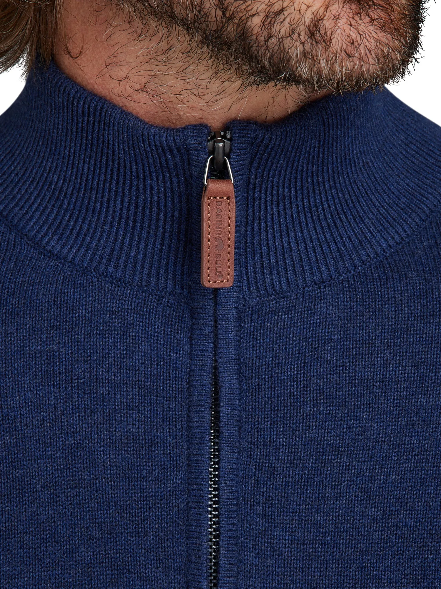 Classic Quarter Zip Knit - Navy