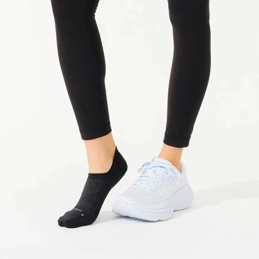 Feetures Elite Light Cushion Invisible Sock - Black