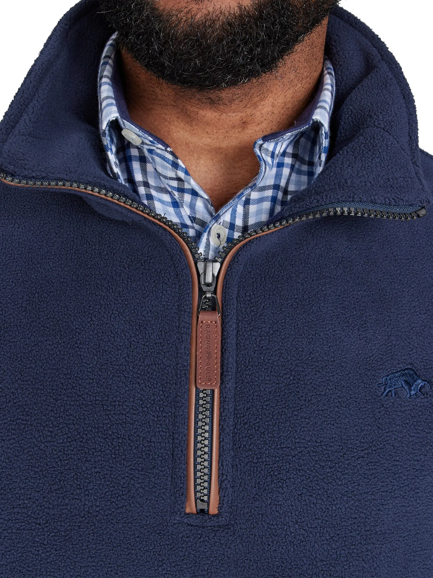 Fleece Quarter Zip - Navy