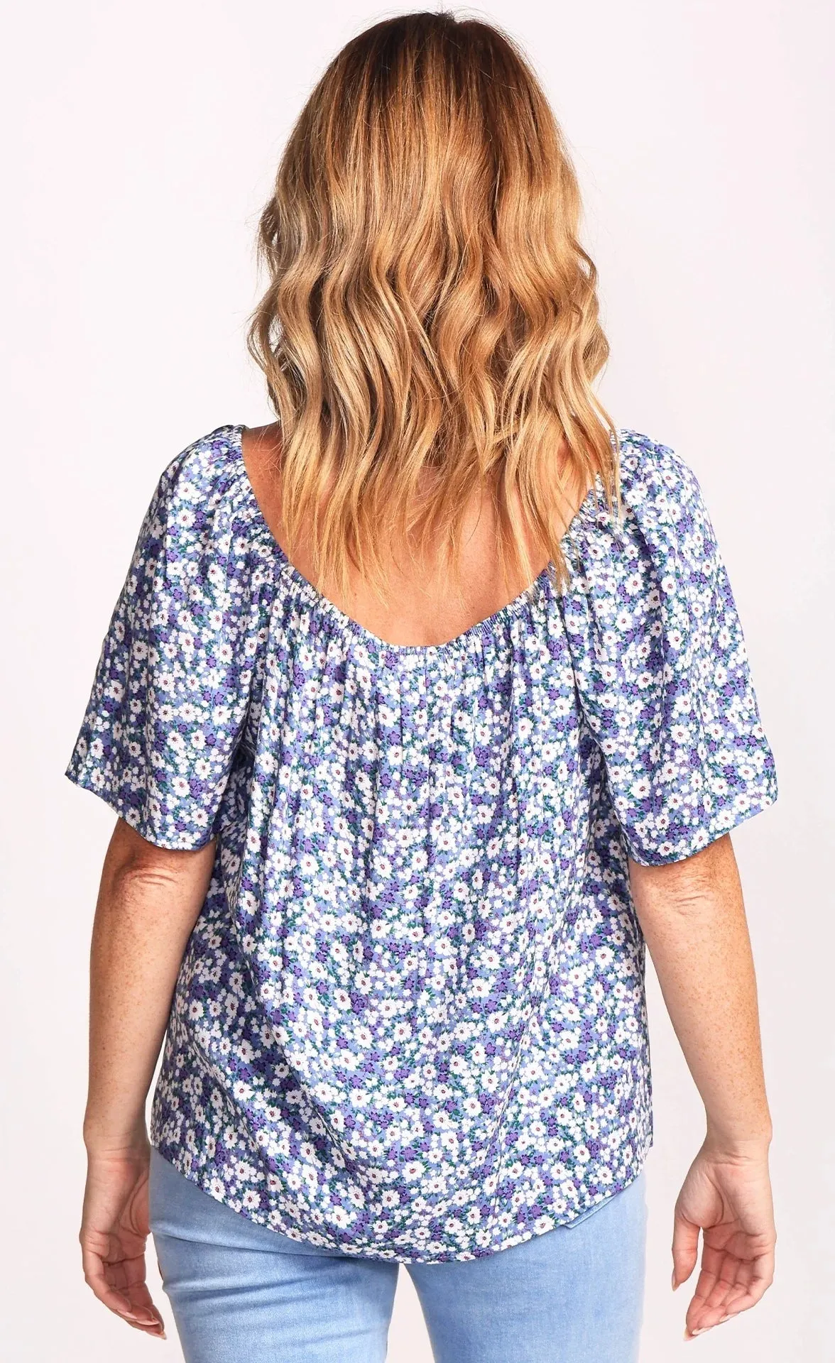 Floral Flowy Summer Top