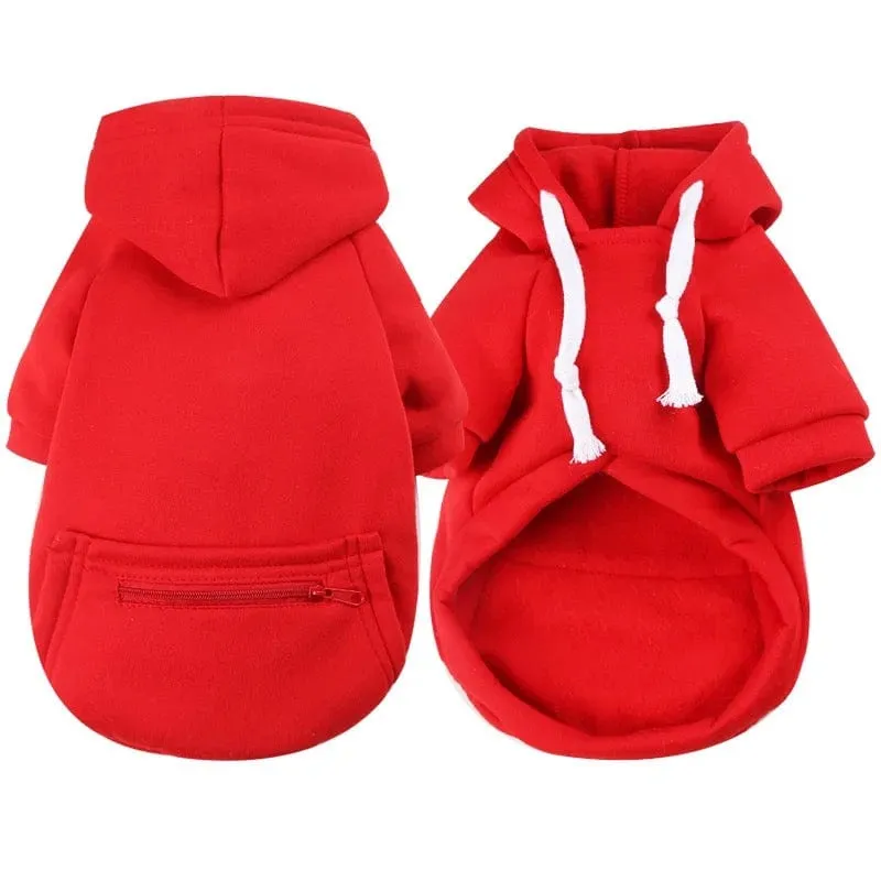 Hoodie With Zipper Pocket