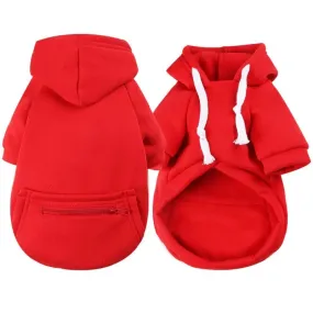 Hoodie With Zipper Pocket