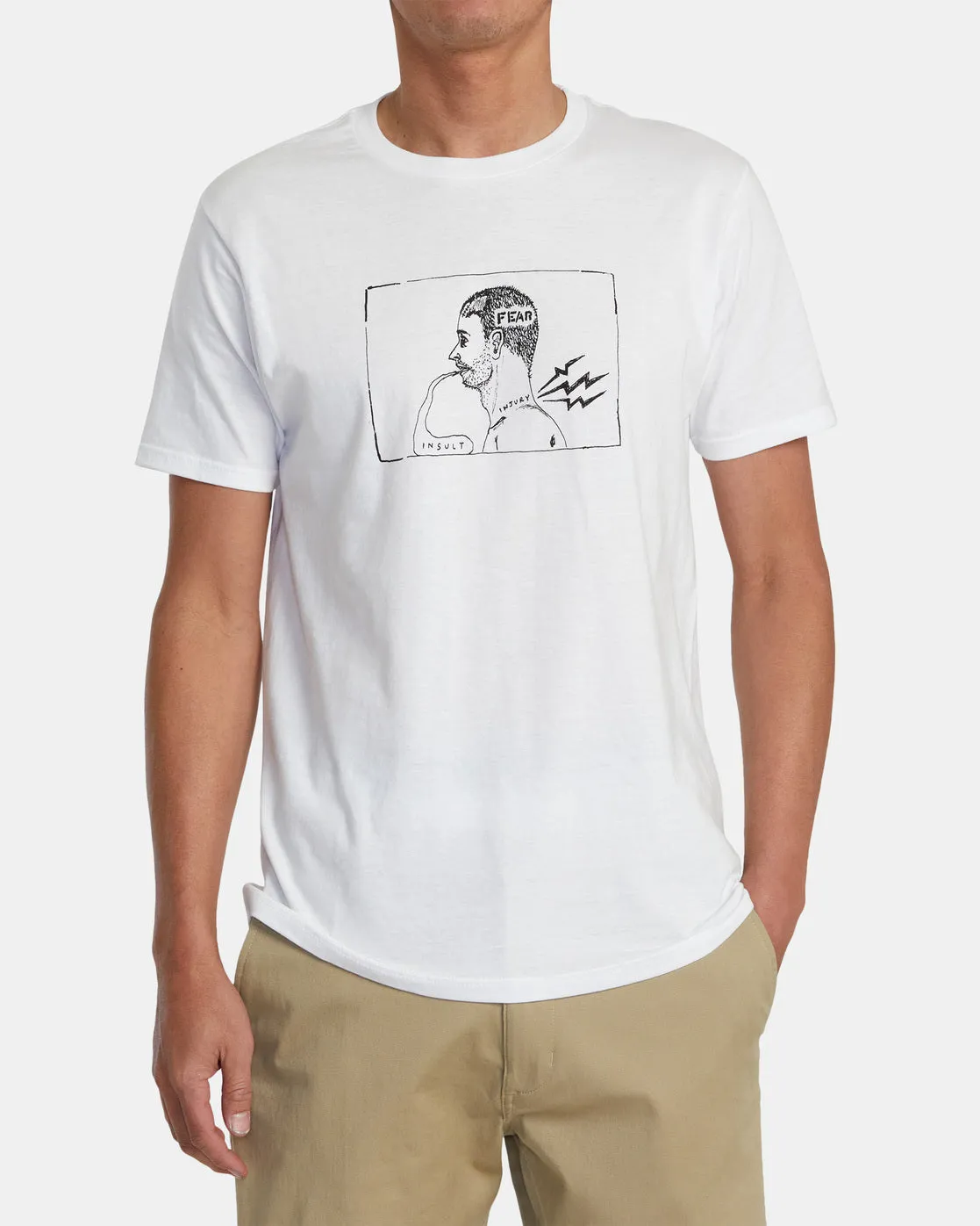 Insult Injury Tee - White