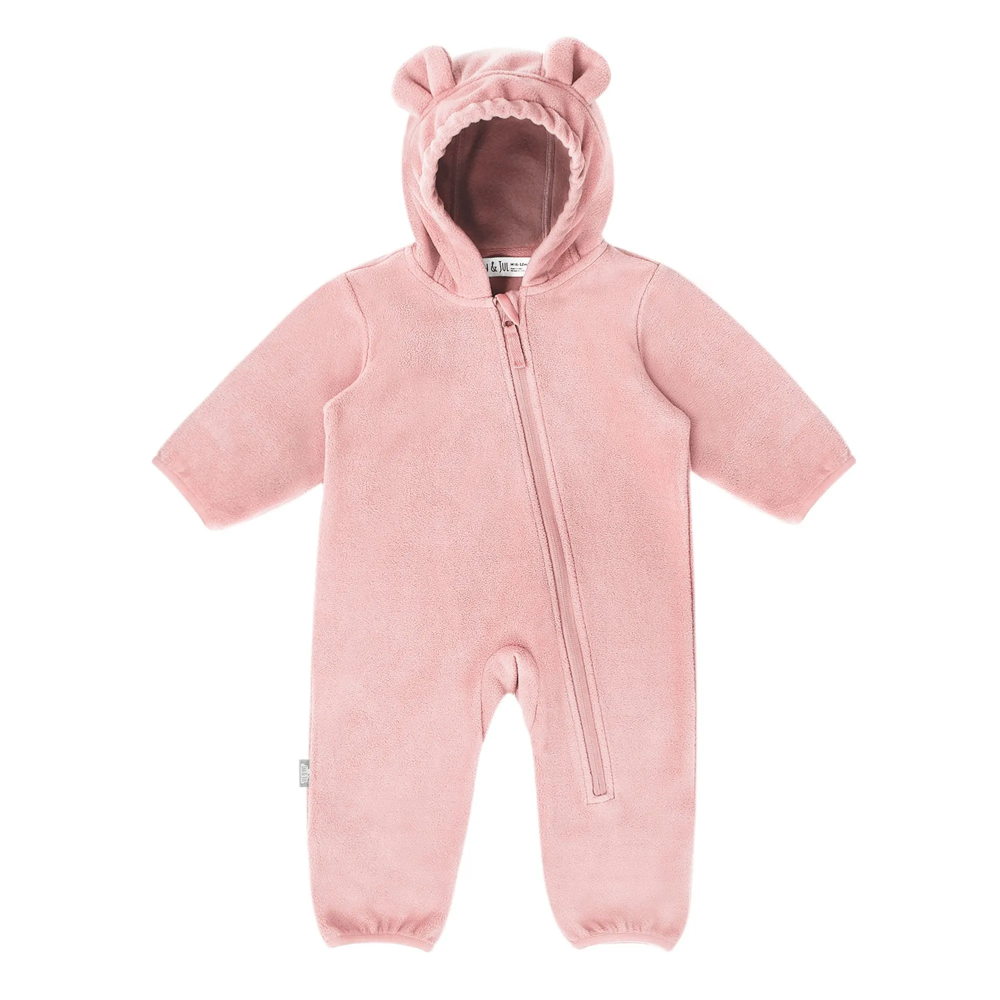 Jan & Jul Fleece Suit - Dusty Pink