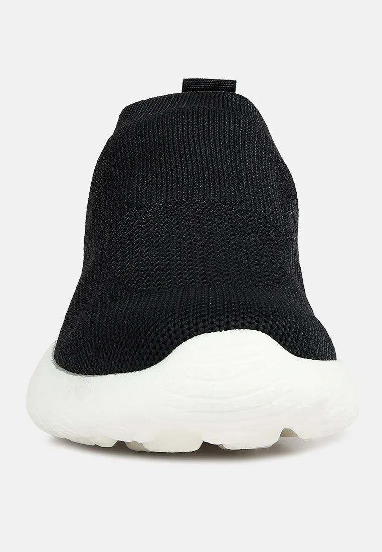 Knitted Slip On Sneakers