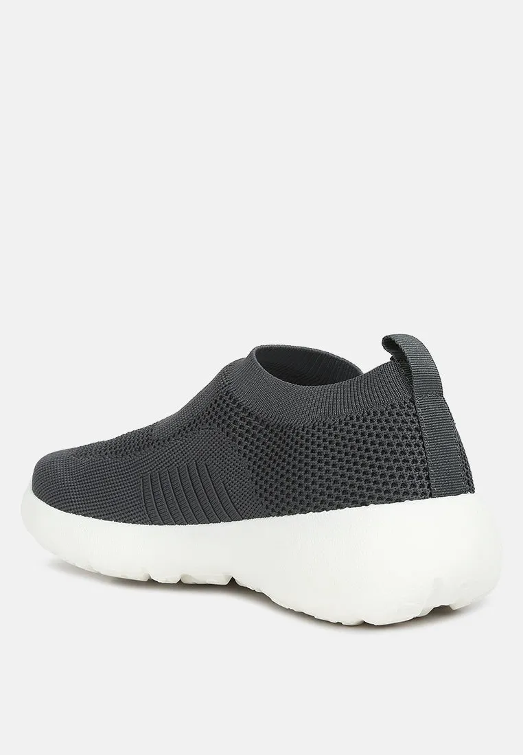 Knitted Slip On Sneakers