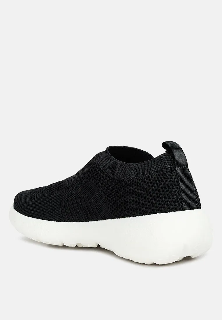 Knitted Slip On Sneakers