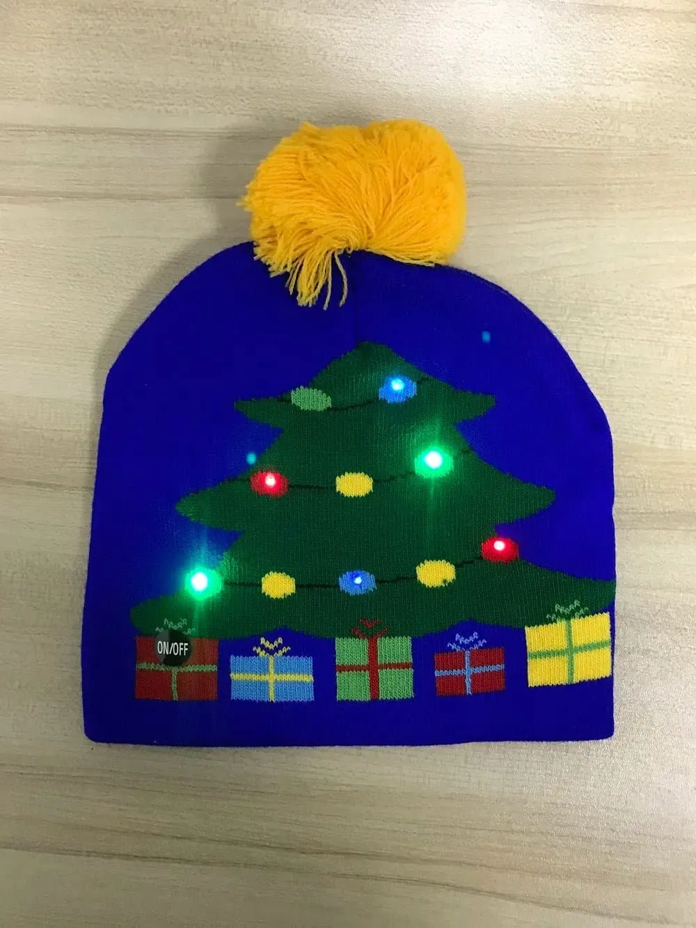 LED Knitted Christmas Hats