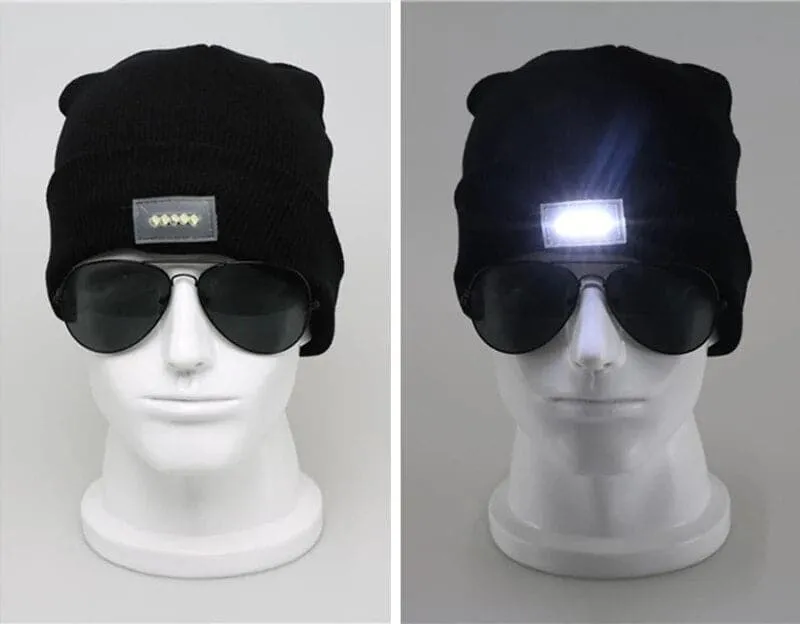 LED Knitted Christmas Hats