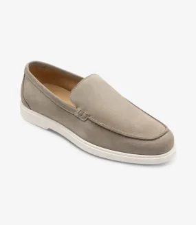 LOAKE  Tuscany - Suede Loafers -  Stone