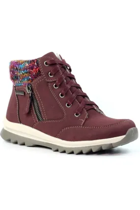 Lunar Lunar Buttermere Burgundy Waterproof Boot GLB115