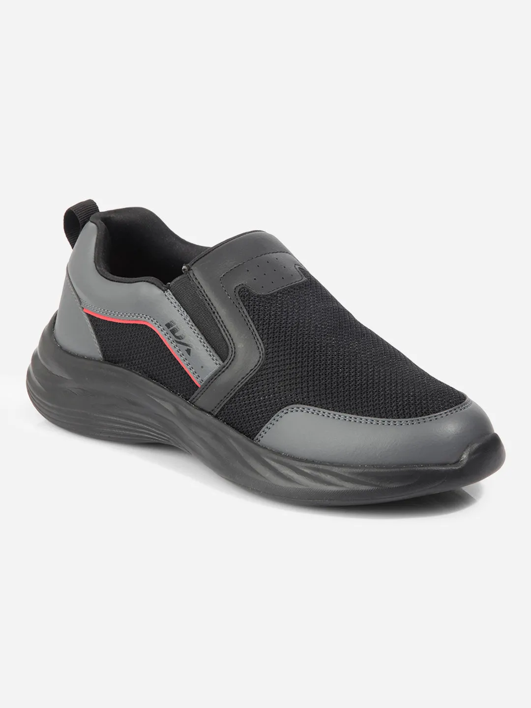 Men's Black Slip On Sneakers IX7130