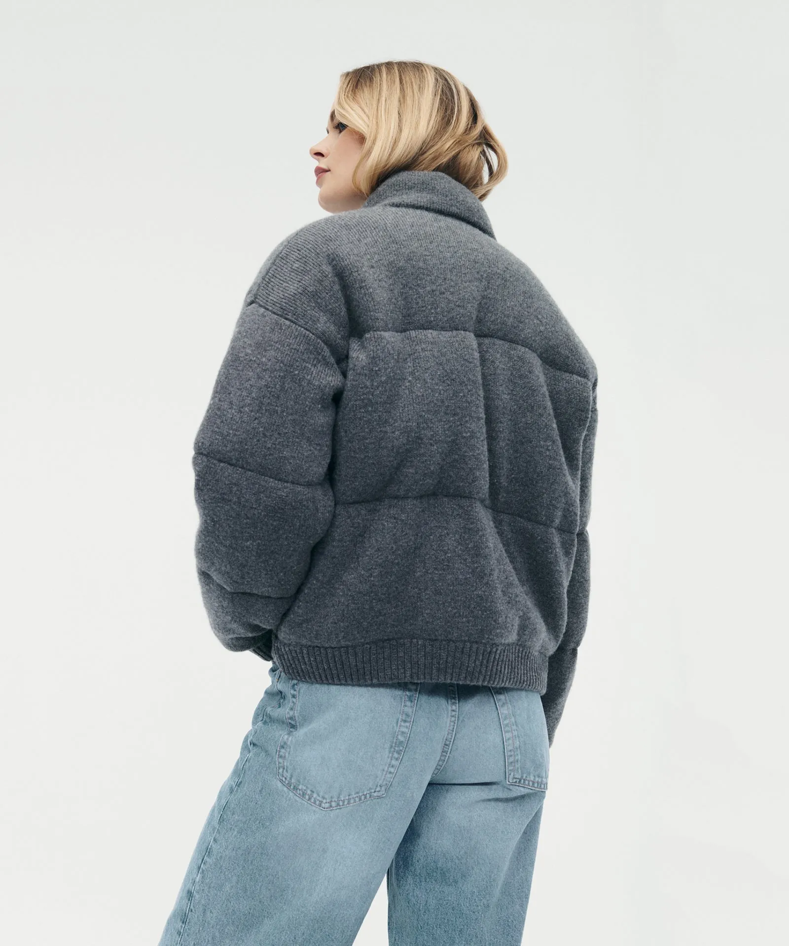 Merino Cashmere Puffer Jacket