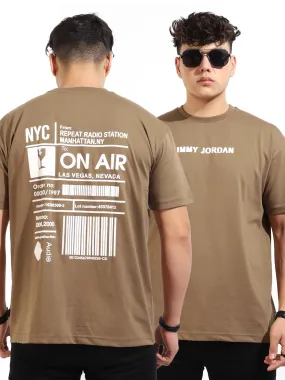 On Air Oversized Khaki T-Shirt