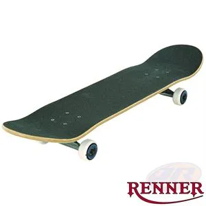 Renner Pro Series Complete Skateboard 7 Ply, Virus Trucks, Abec 9 - Blue