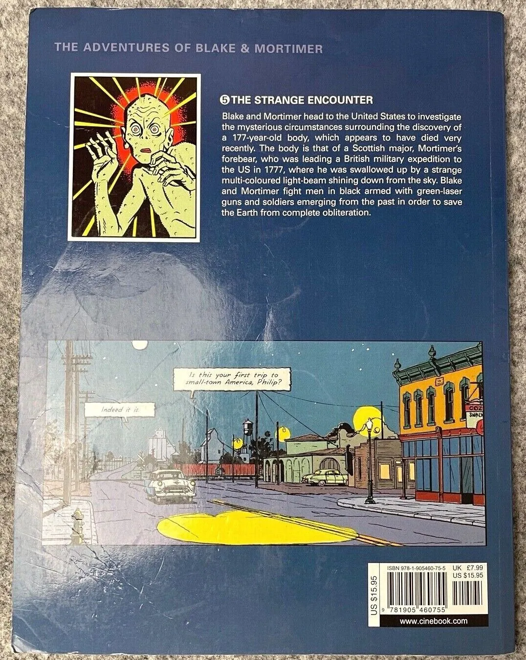 The Strange Encounter - Blake & Mortimer Comic Volume 5 - Cinebook UK Paperback Edition