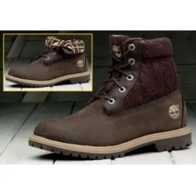 Timberland Womens Roll Top Boot Brown