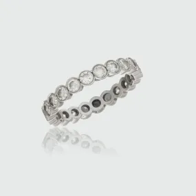 Windsor Scalloped Edged Diamond Eternity Ring