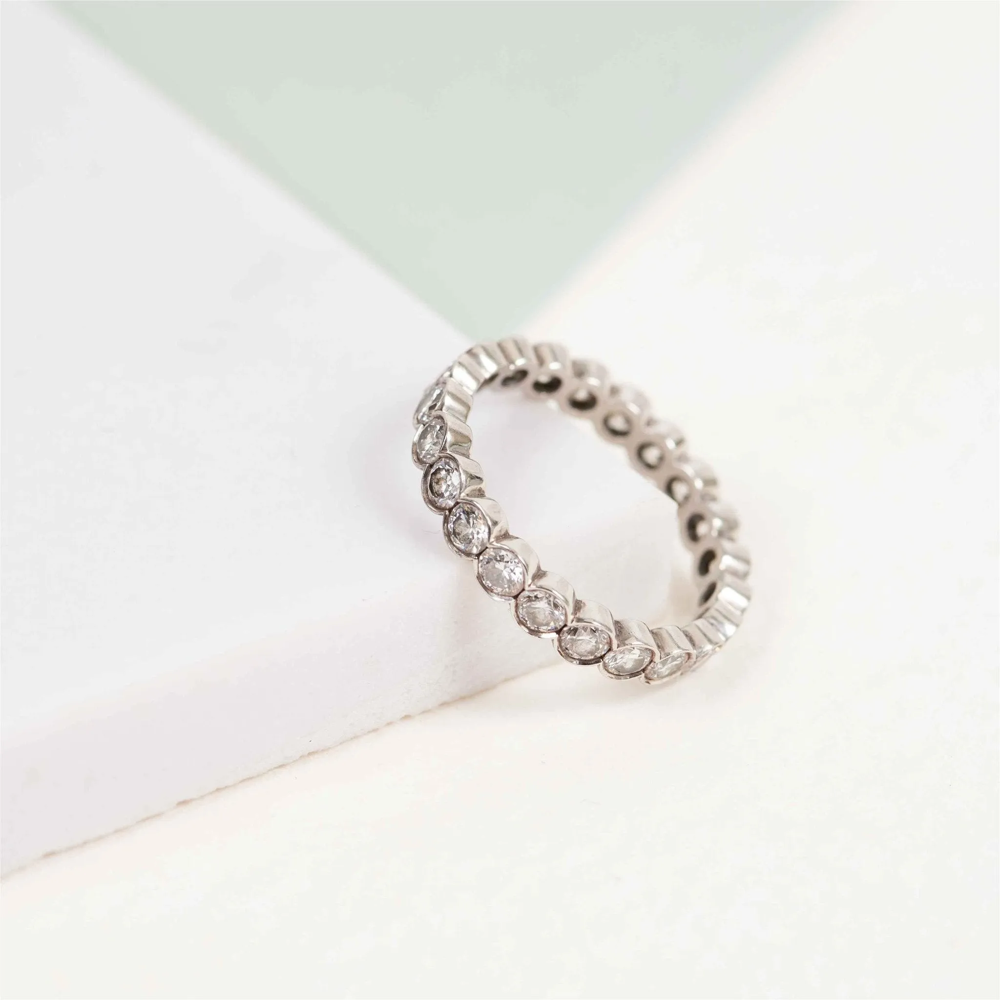 Windsor Scalloped Edged Diamond Eternity Ring