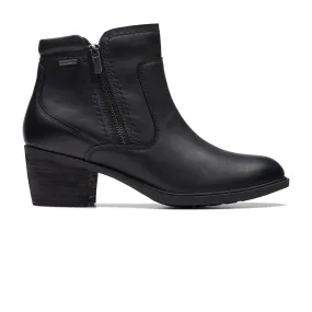 Womens - Neva Zip WP Black Leather